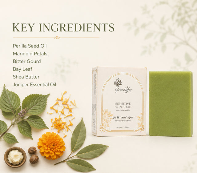 Sensitive Skin Soap by GraceYes — key ingredients