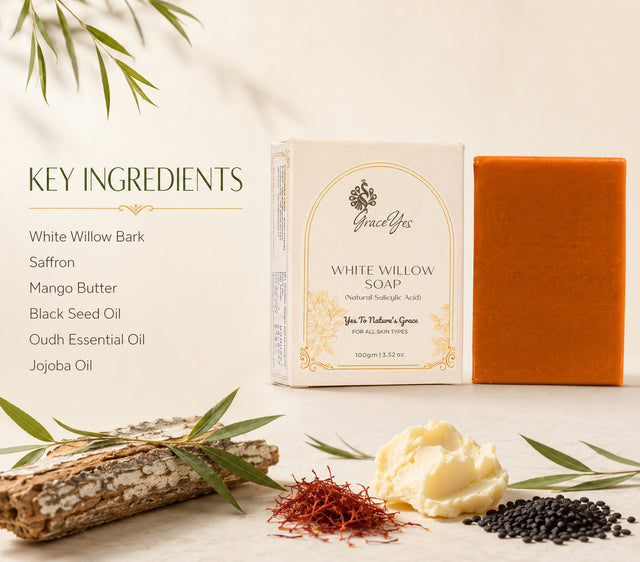 White Willow Soap by GraceYes — key ingredients