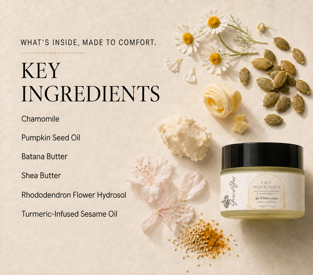 Face Moisturizer by GraceYes — key ingredients
