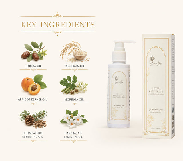 After Shower Oil by GraceYes — key ingredients