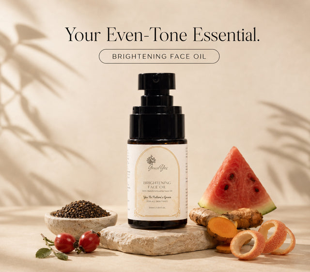 Brightening Face Oil by GraceYes — Bakuchiol Face Oil, Natural Retinol Alternative, 30 ml