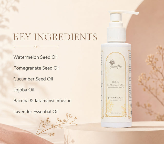 Body Massage Oil by GraceYes — key ingredients