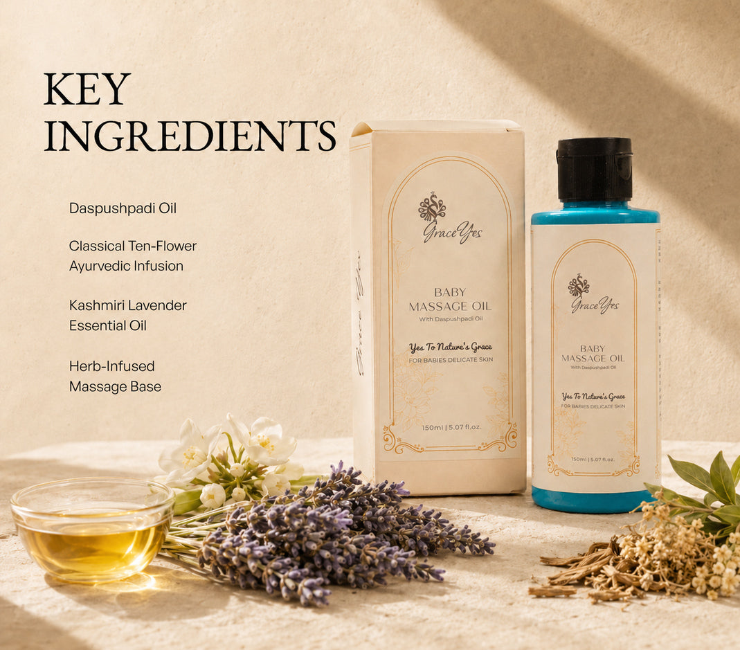 Baby Massage Oil by GraceYes — key ingredients
