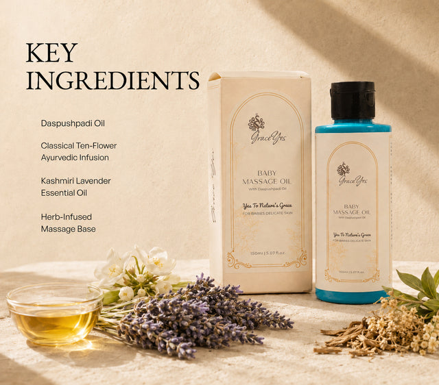 Baby Massage Oil by GraceYes — key ingredients