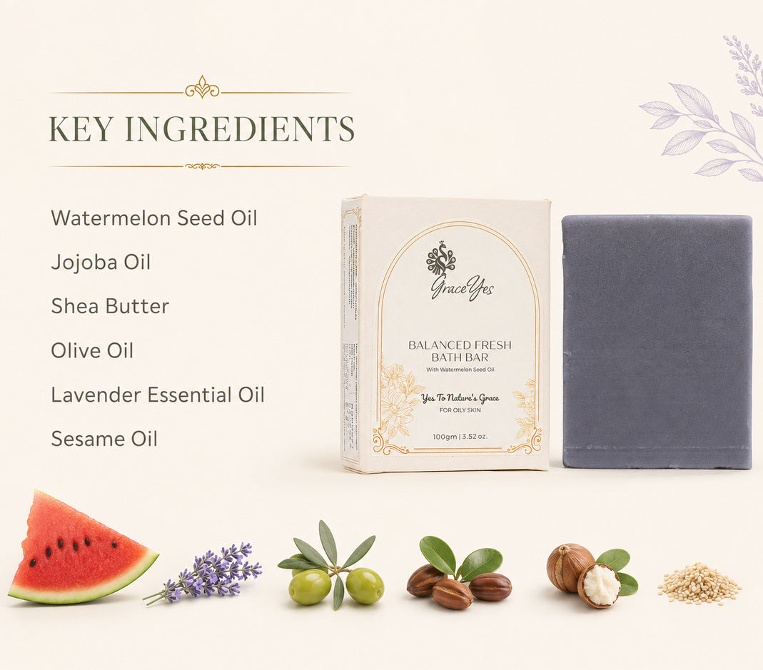 Balanced Fresh Bath Bar by GraceYes — key ingredients