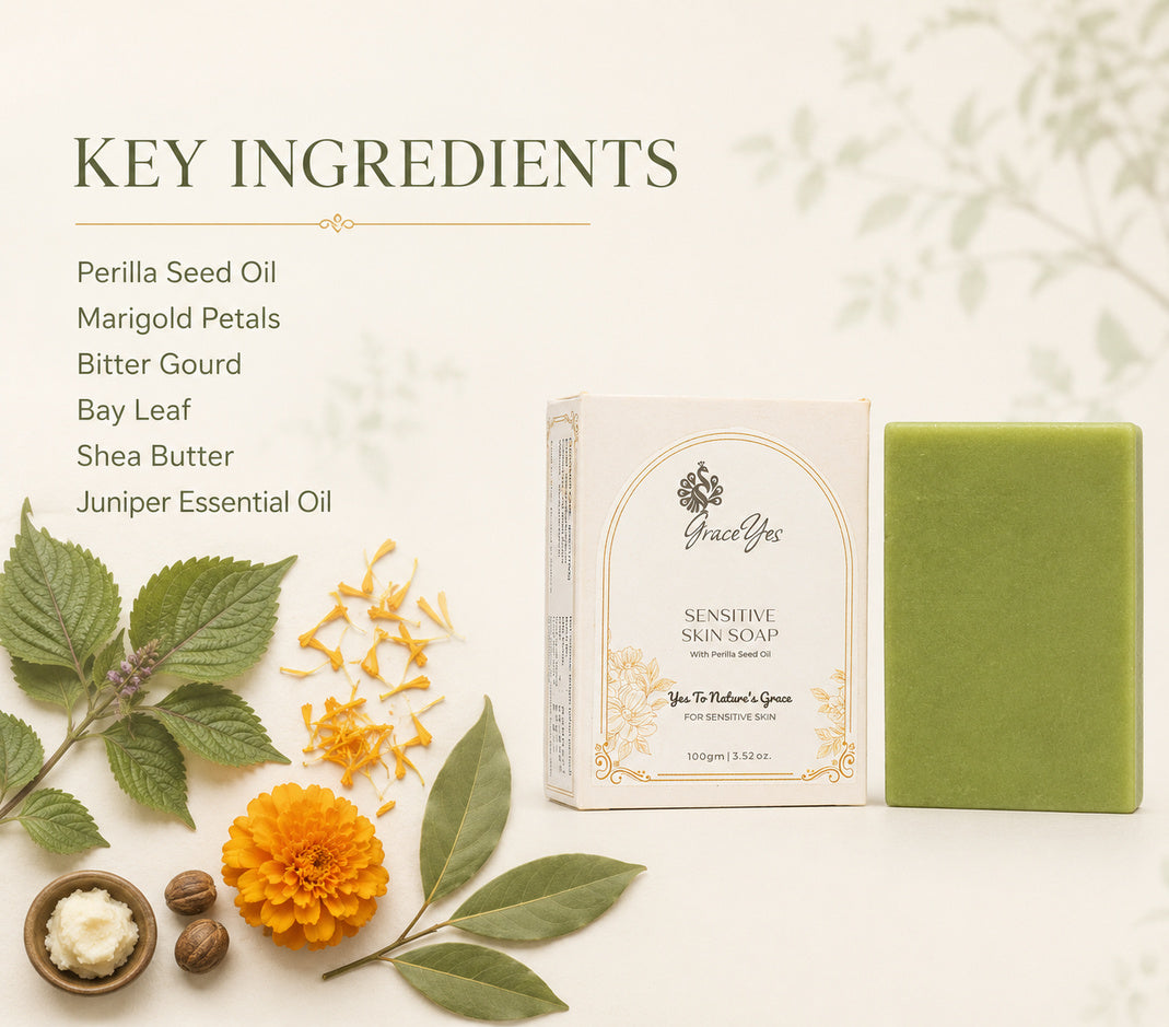 Sensitive Skin Soap by GraceYes — key ingredients