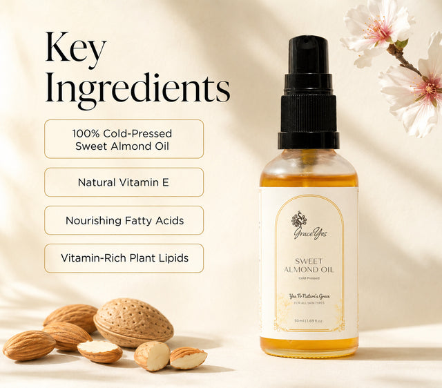 Sweet Almond Oil by GraceYes — key ingredients