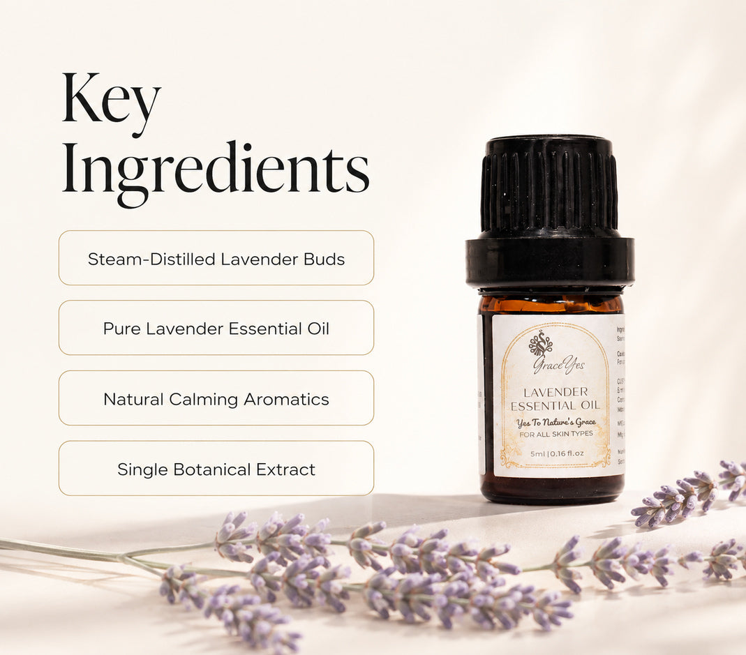 Lavender Essential Oil by GraceYes — key ingredients