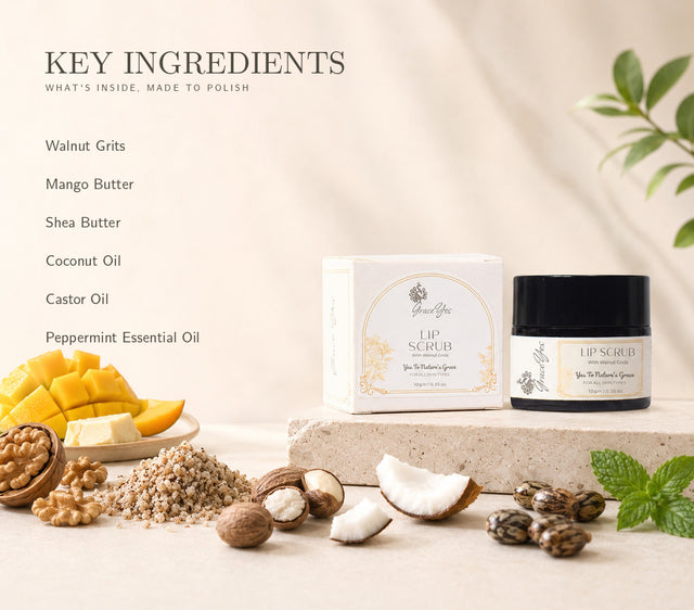 Lip Scrub by GraceYes — key ingredients