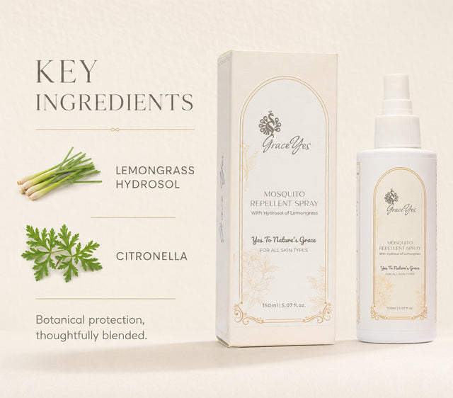 Mosquito Repellent Spray by GraceYes — key ingredients