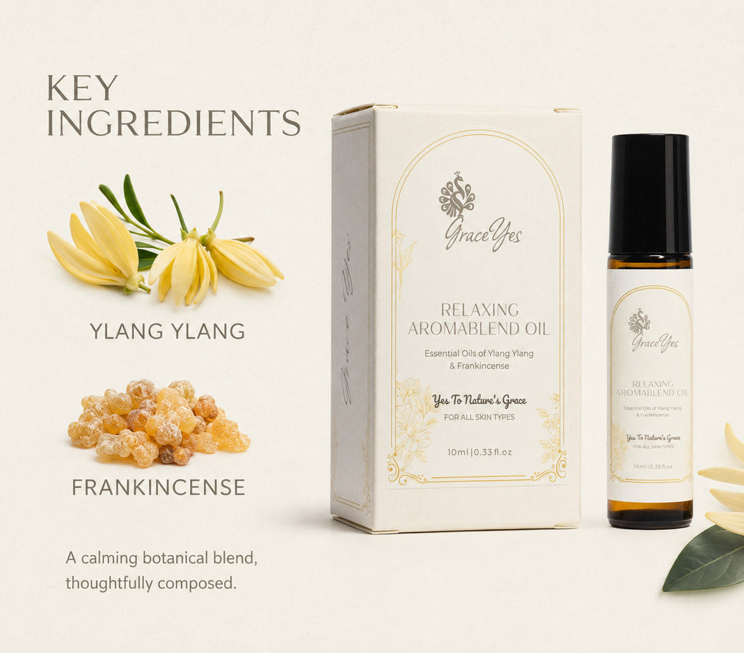 Relaxing Aromablend Oil by GraceYes — key ingredients