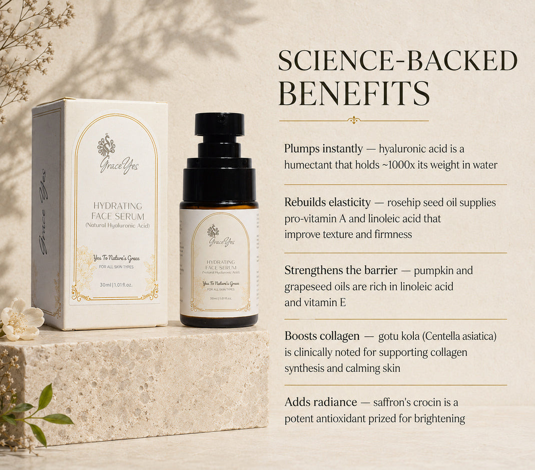 Hydrating Face Serum by GraceYes — benefits