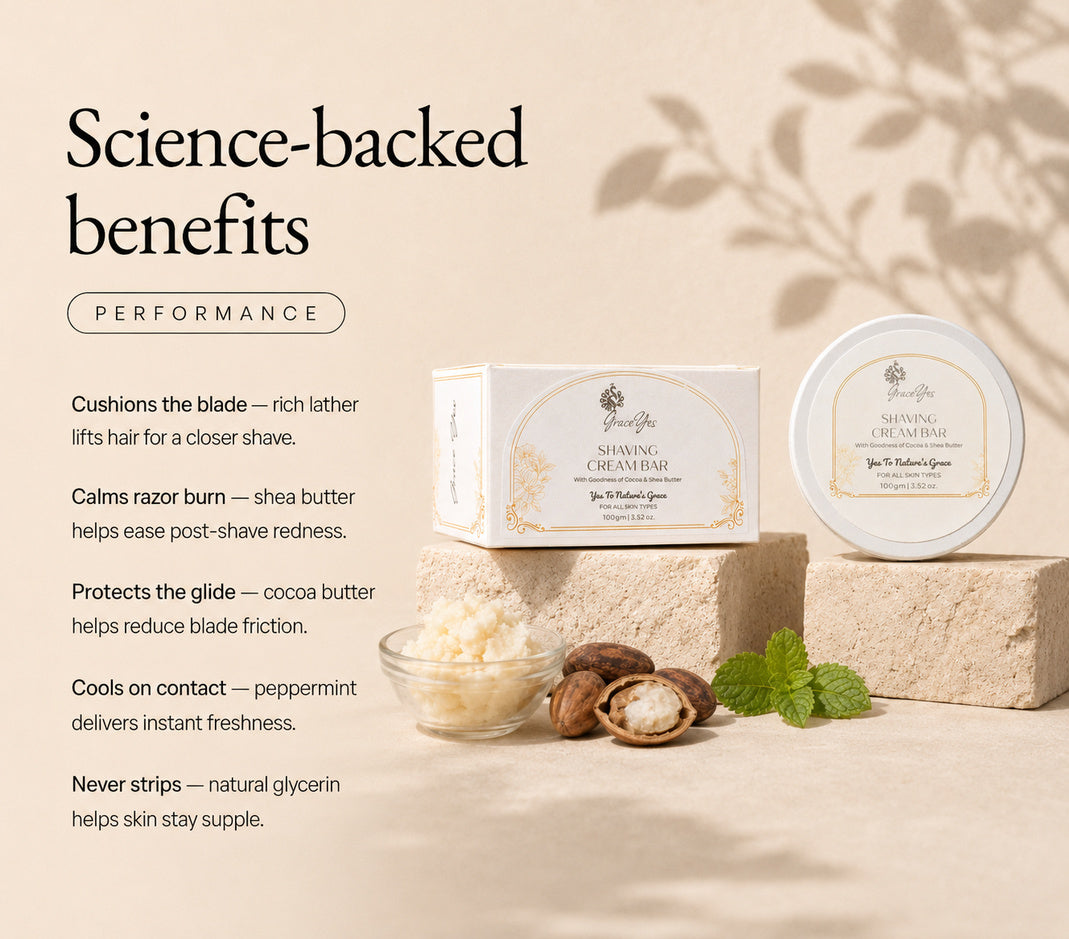 Shaving Cream Bar by GraceYes — benefits