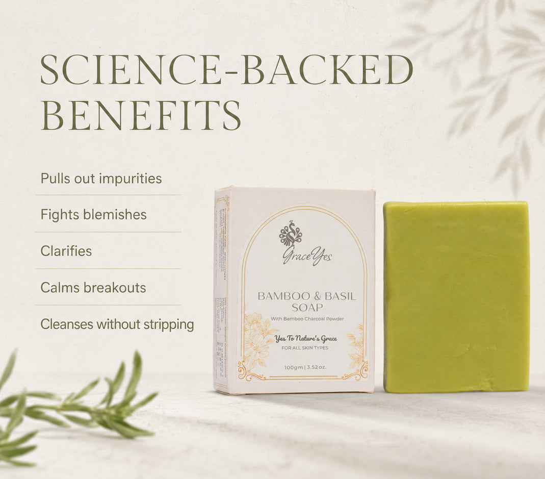 Bamboo & Basil Soap by GraceYes — benefits