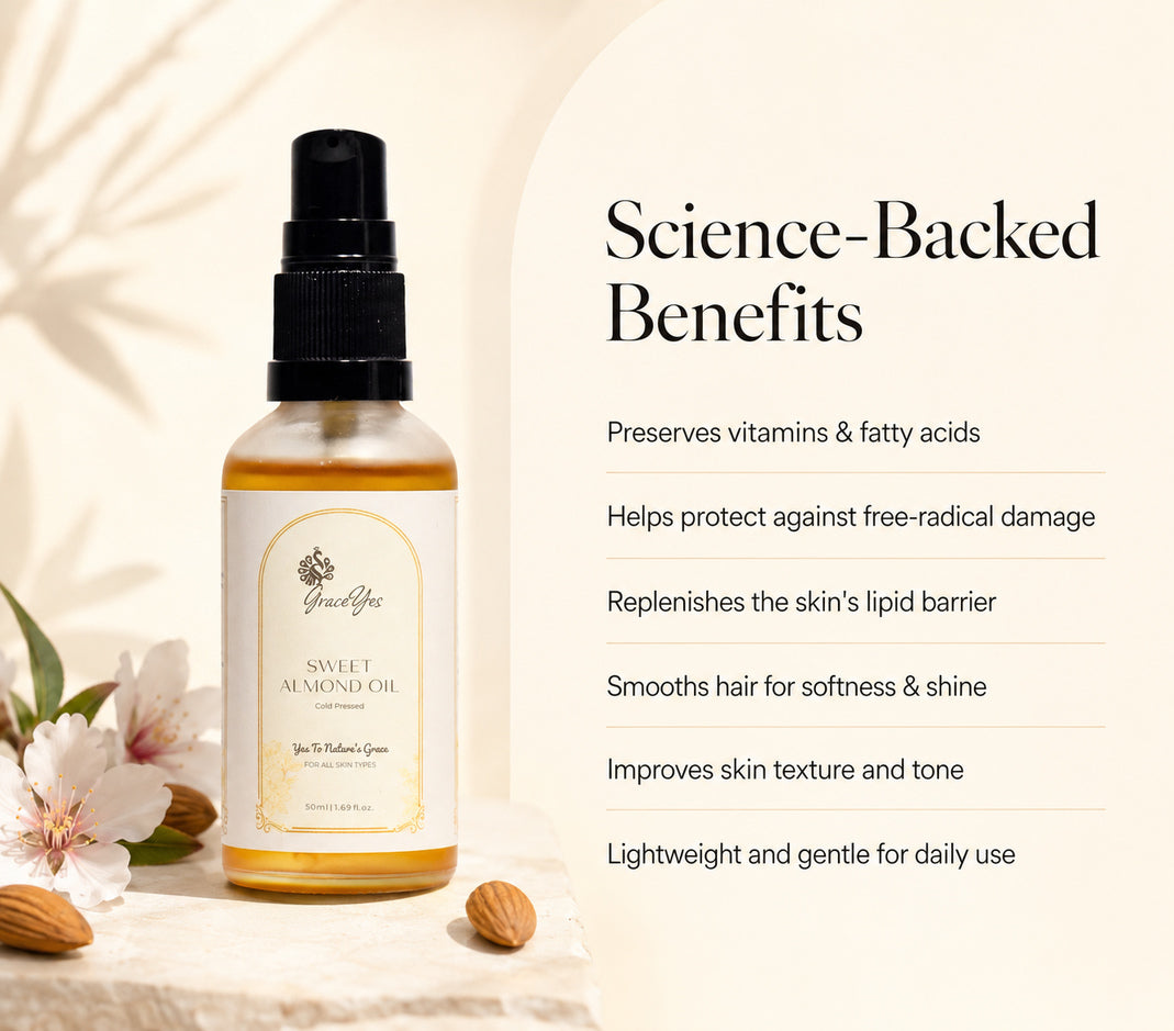 Sweet Almond Oil by GraceYes — benefits