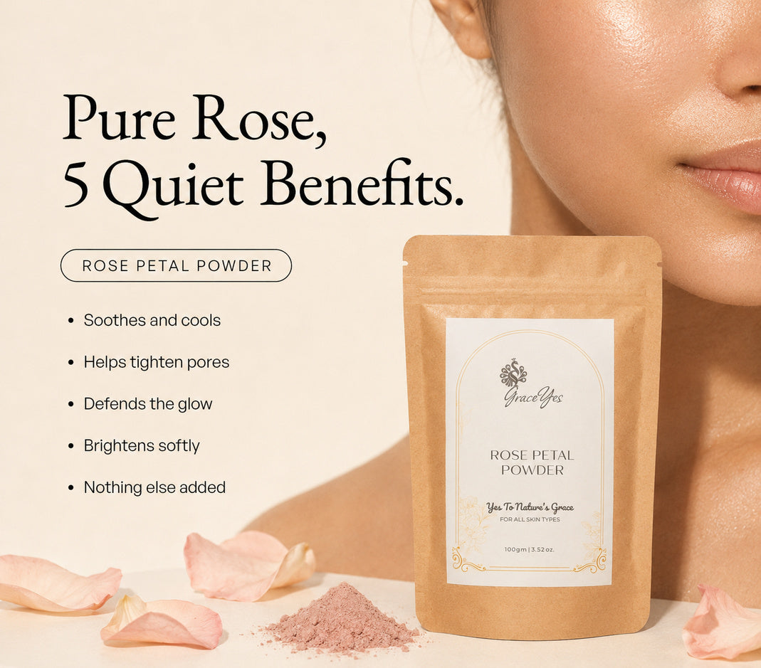 Rose Petal Powder by GraceYes — benefits