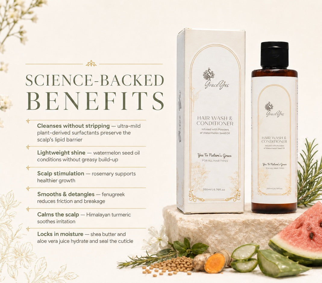 Hair Wash & Conditioner by GraceYes — benefits