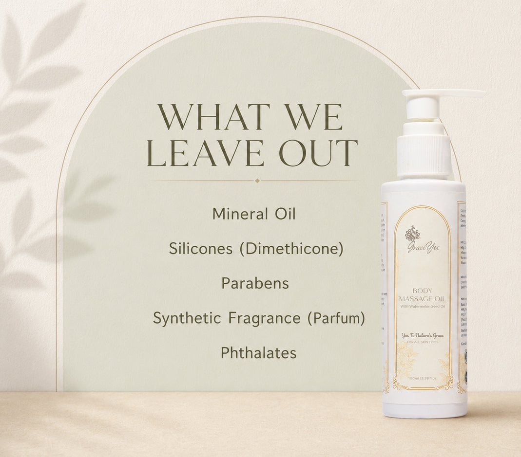 Body Massage Oil by GraceYes — free-from list