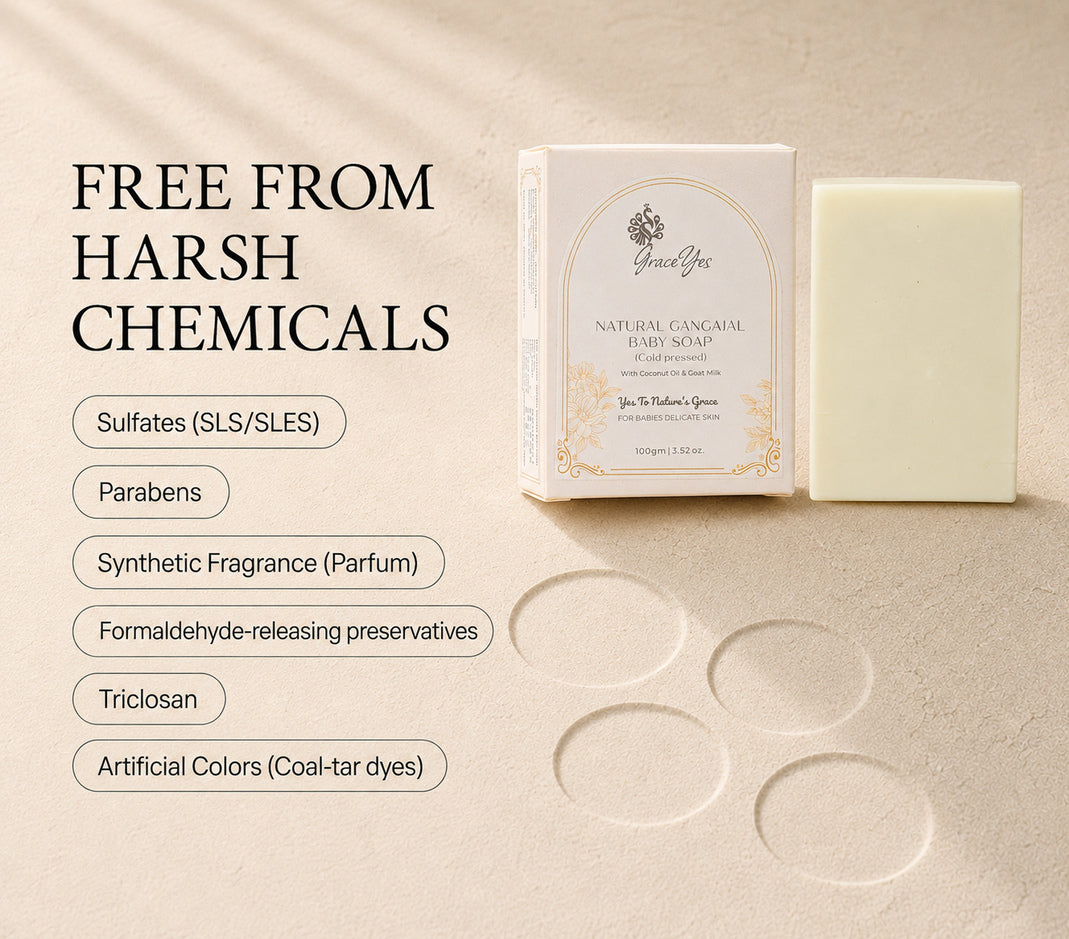 Natural Gangajal Baby Soap by GraceYes — free-from list