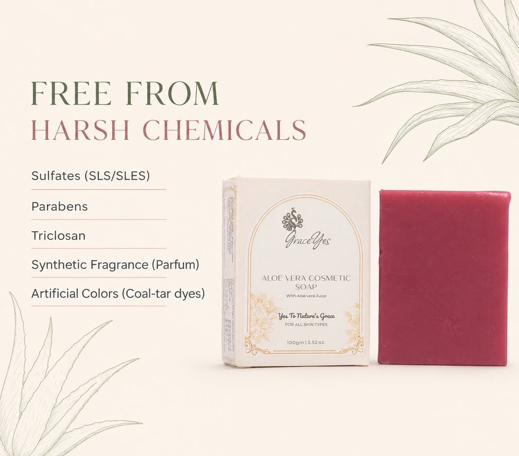 Aloe Vera Cosmetic Soap by GraceYes — free-from list