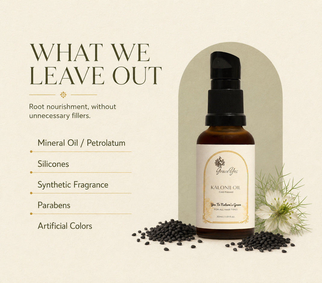 Kalonji Oil by GraceYes — free-from list