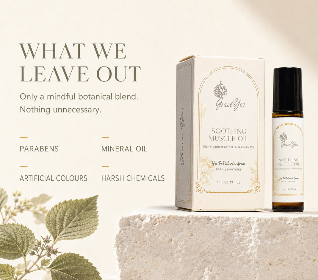 Soothing Muscle Oil by GraceYes — free-from list