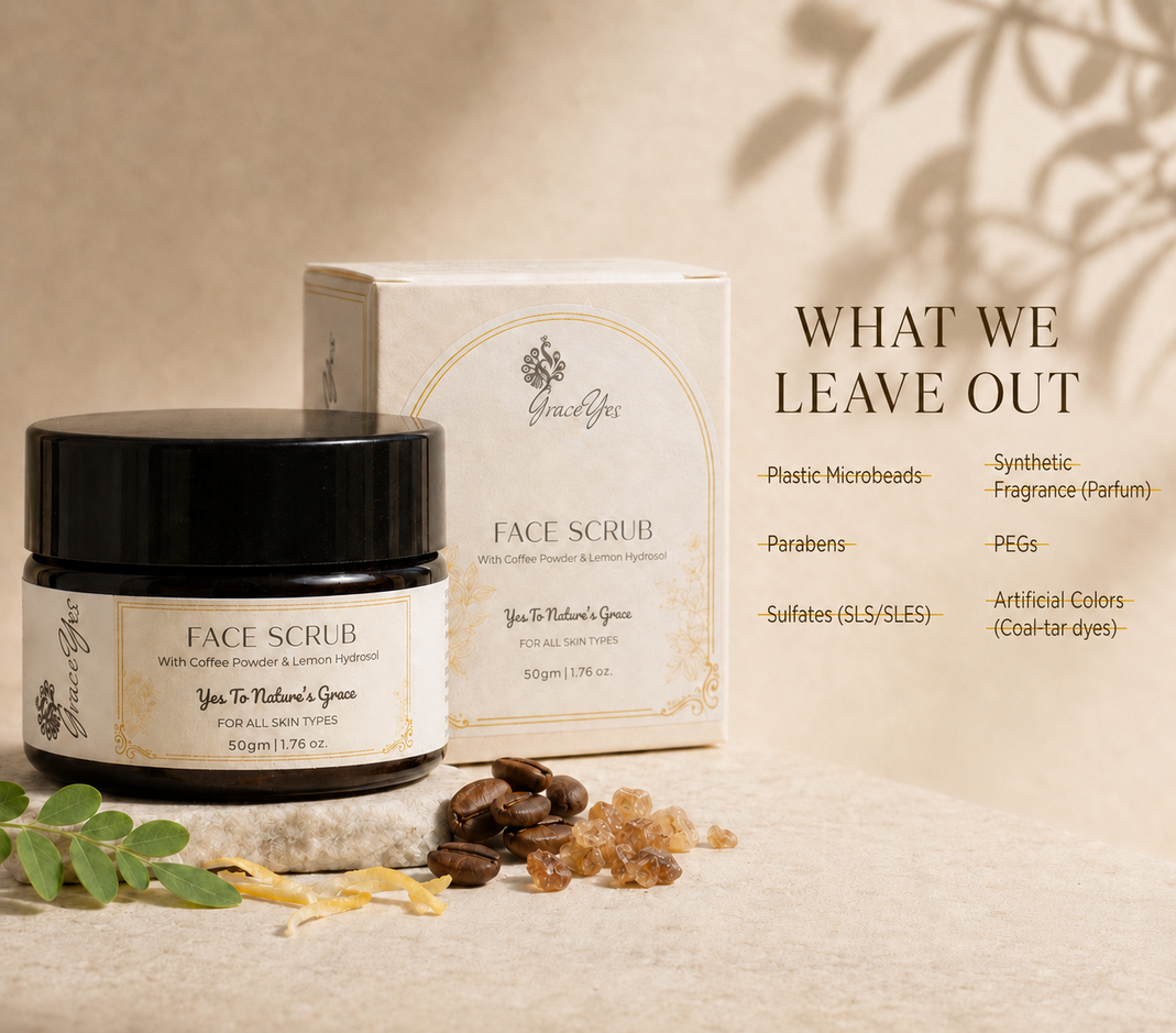 Face Scrub by GraceYes — free-from list