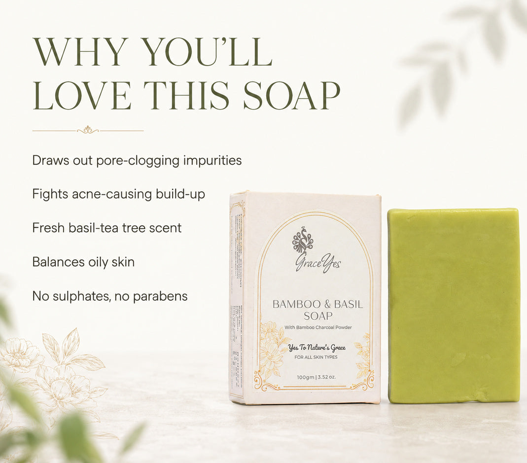 Bamboo & Basil Soap by GraceYes — reasons to love