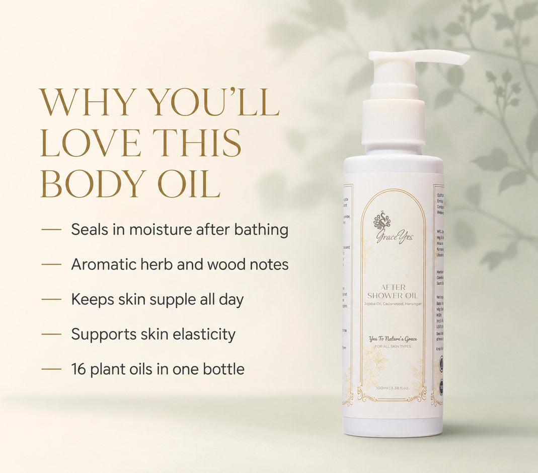 After Shower Oil by GraceYes — reasons to love