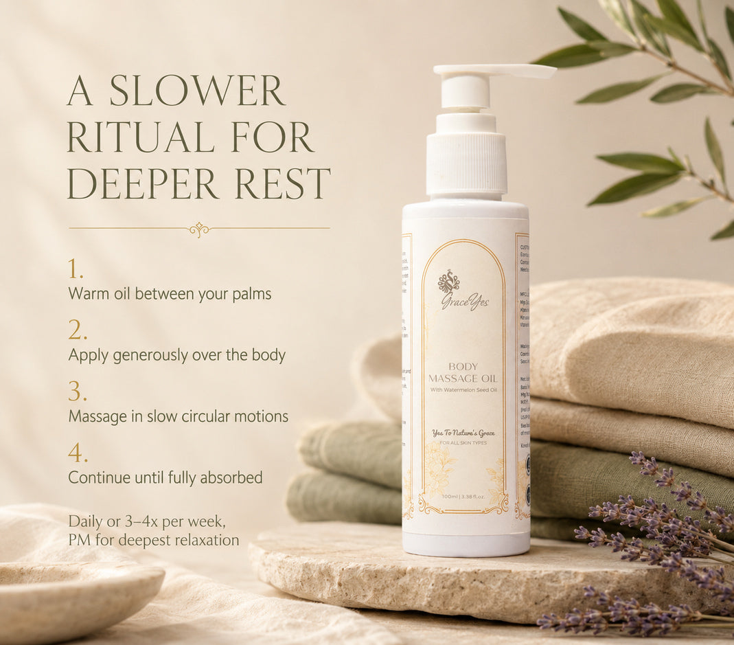 Body Massage Oil by GraceYes — how to use