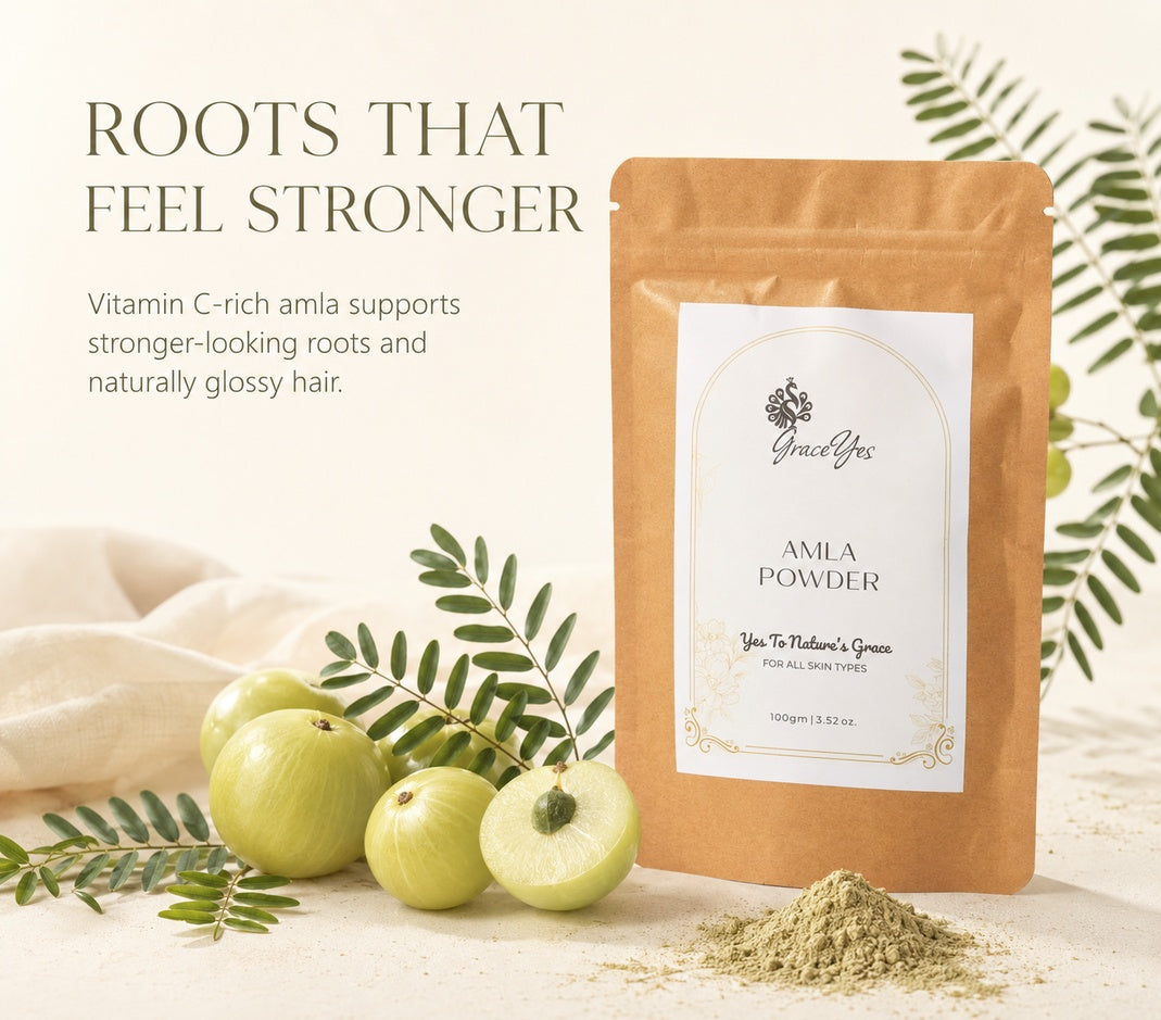 Amla Powder by GraceYes — Pure Amla Powder for Hair, 100 gm