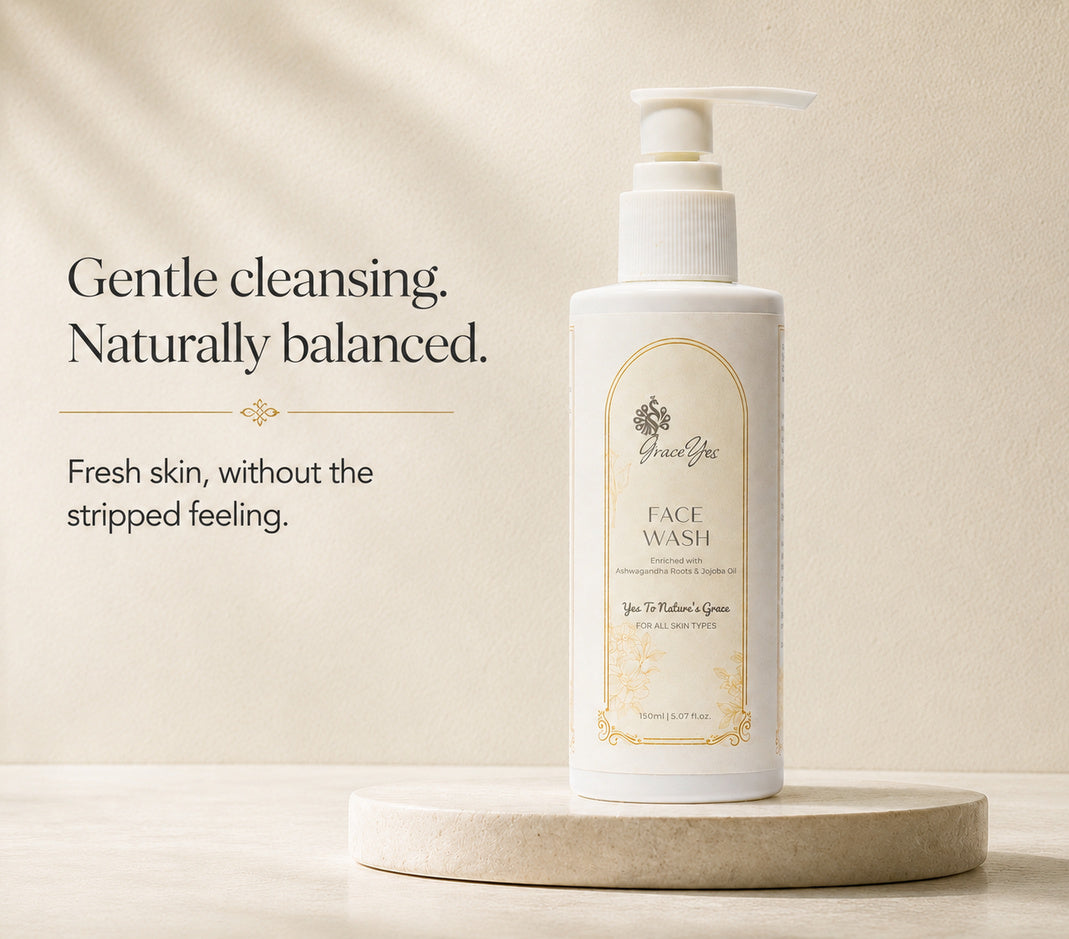 Face Wash by GraceYes — Sulphate-Free Face Wash with Ashwagandha, 150 ml