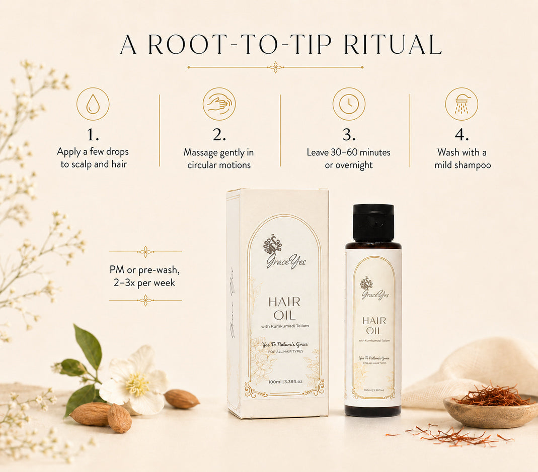 Hair Oil by GraceYes — how to use