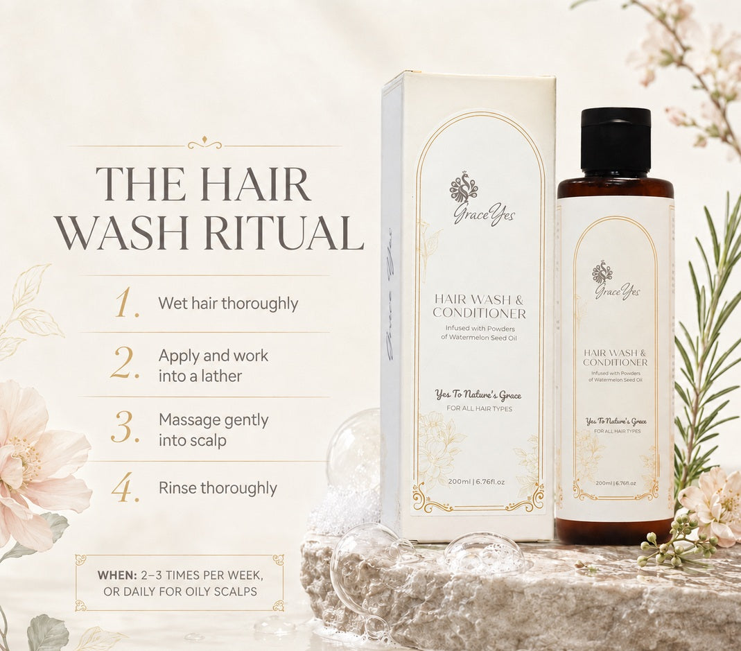 Hair Wash & Conditioner by GraceYes — how to use