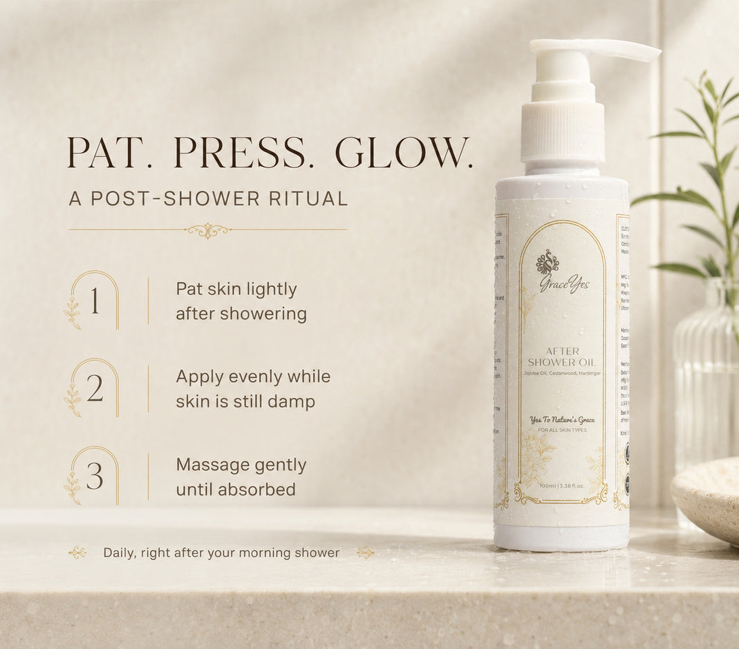After Shower Oil by GraceYes — how to use