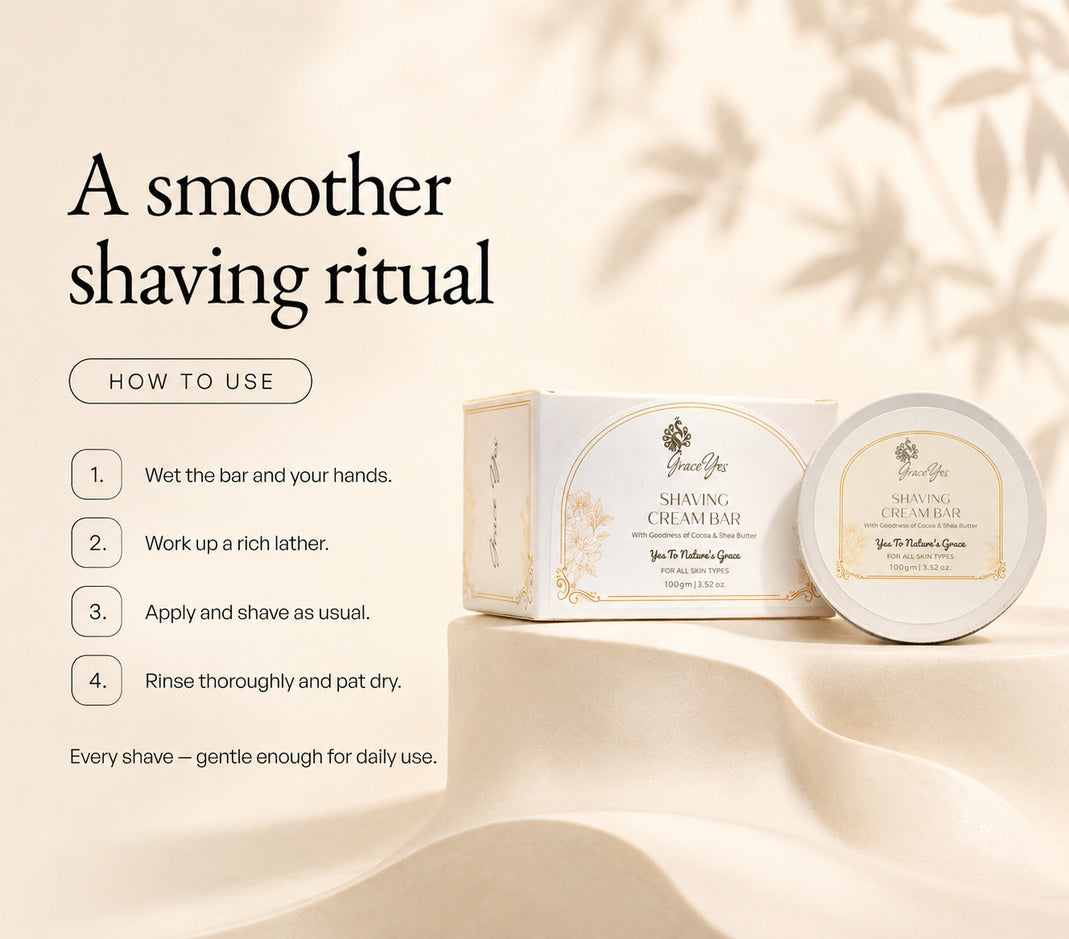 Shaving Cream Bar by GraceYes — how to use