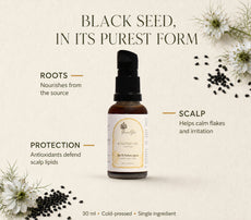 Kalonji Oil by GraceYes — Cold-Pressed Kalonji Oil (Black Seed) for Hair, 30 ml, image 1