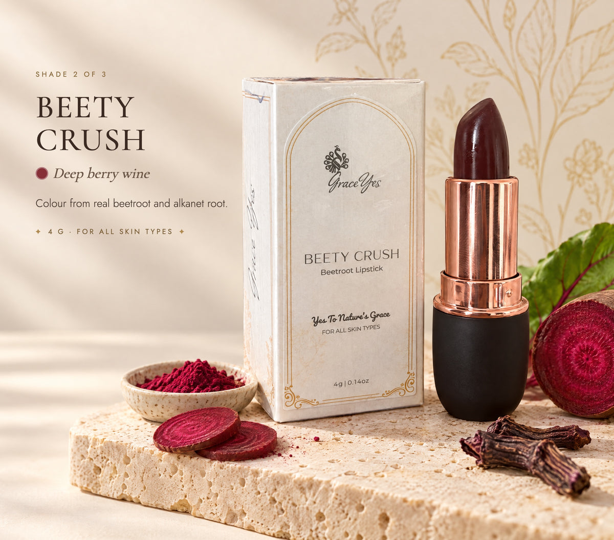 Beety Crush beetroot lipstick