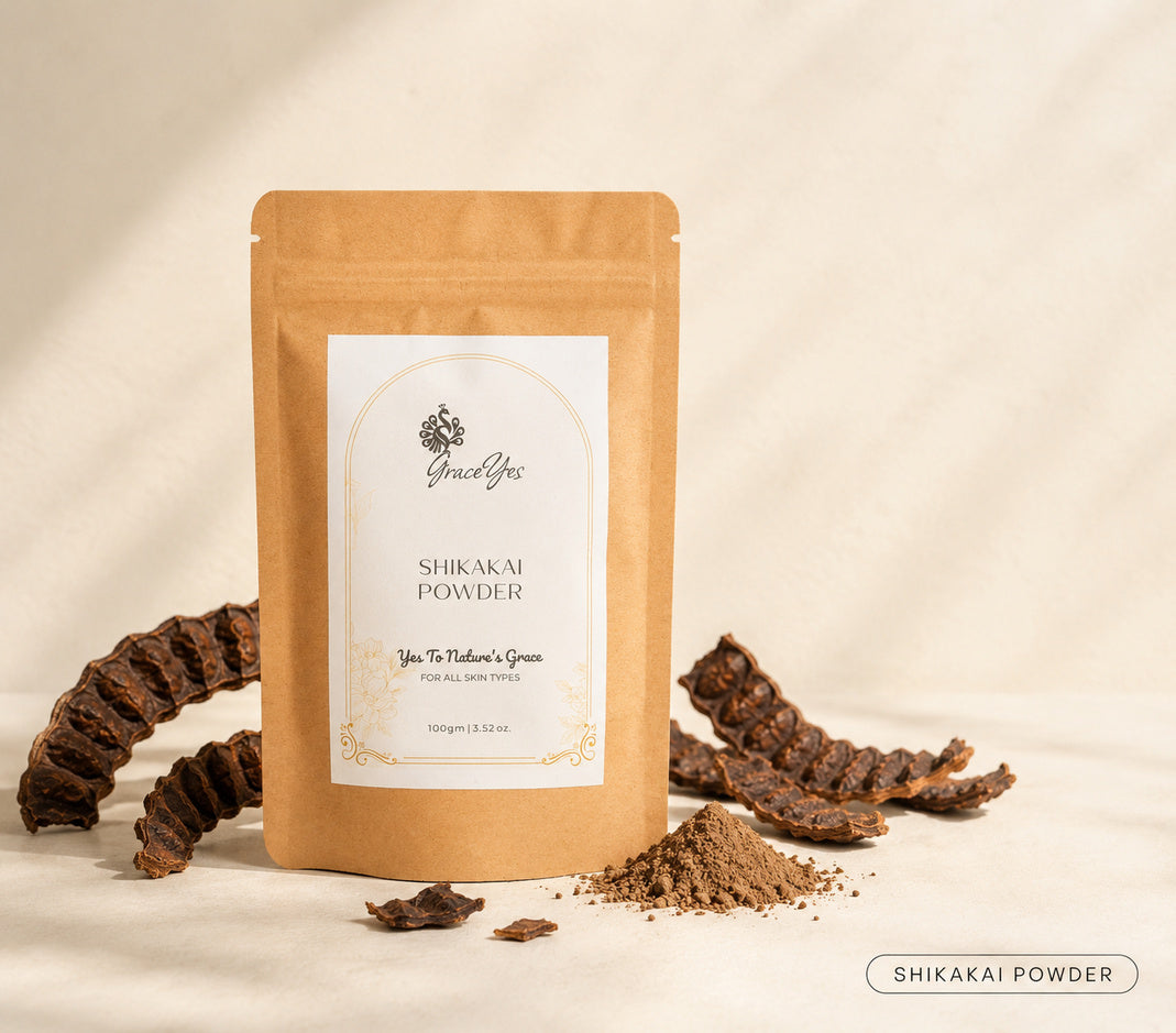 Shikakai Powder by GraceYes, 100 gm pouch