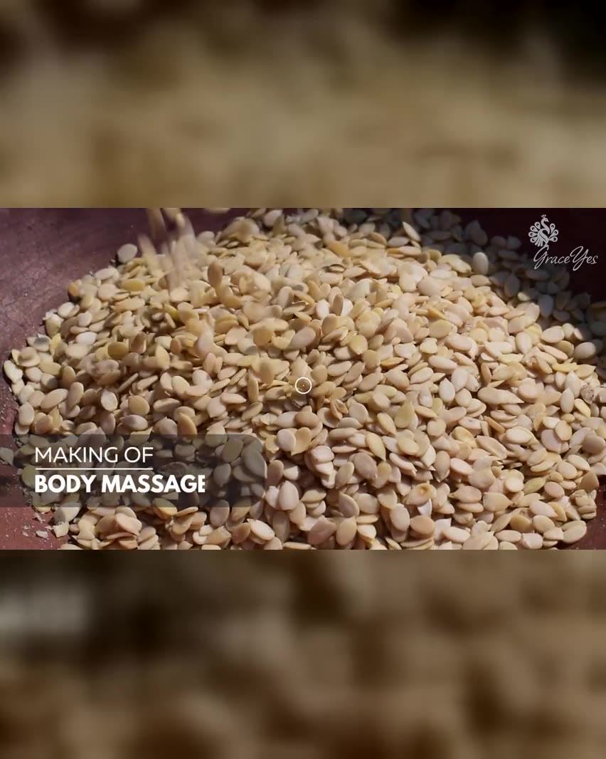 Body Massage Oil being made